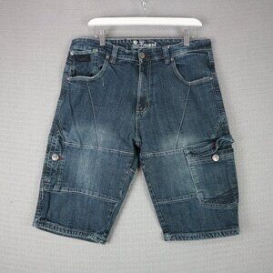 NxtGen Y2K Cyber Jean Shorts Mens 34W